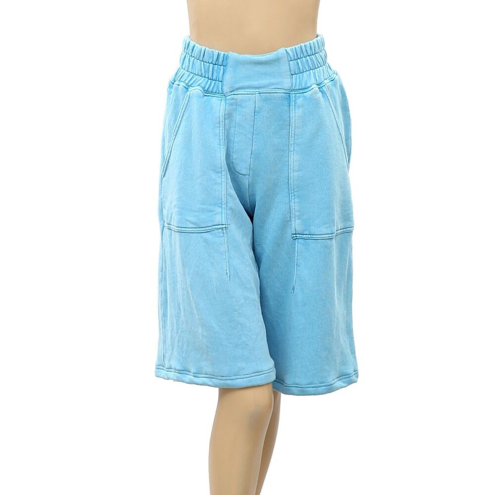 Out From Under Urban Outfitters Blue Shorts Lounge High Waisted Solid XS 217332